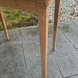 Old table made of raw wood