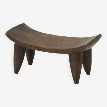 Senoufo vintage wooden stool / bench, circa 1960/70