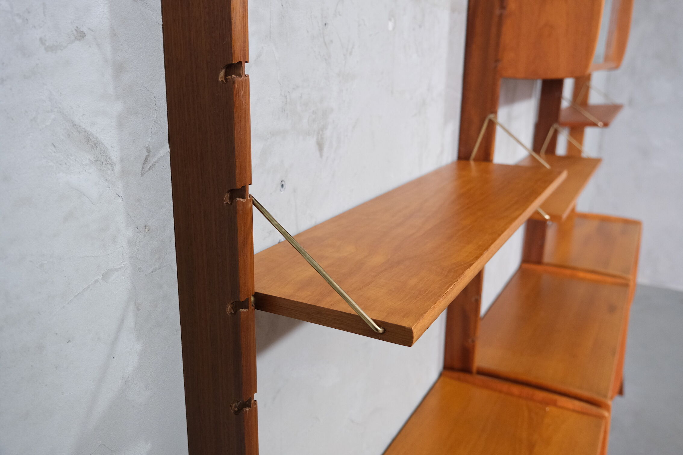 Mid Century Wall Unit by John Texmon, 1960's, Norway