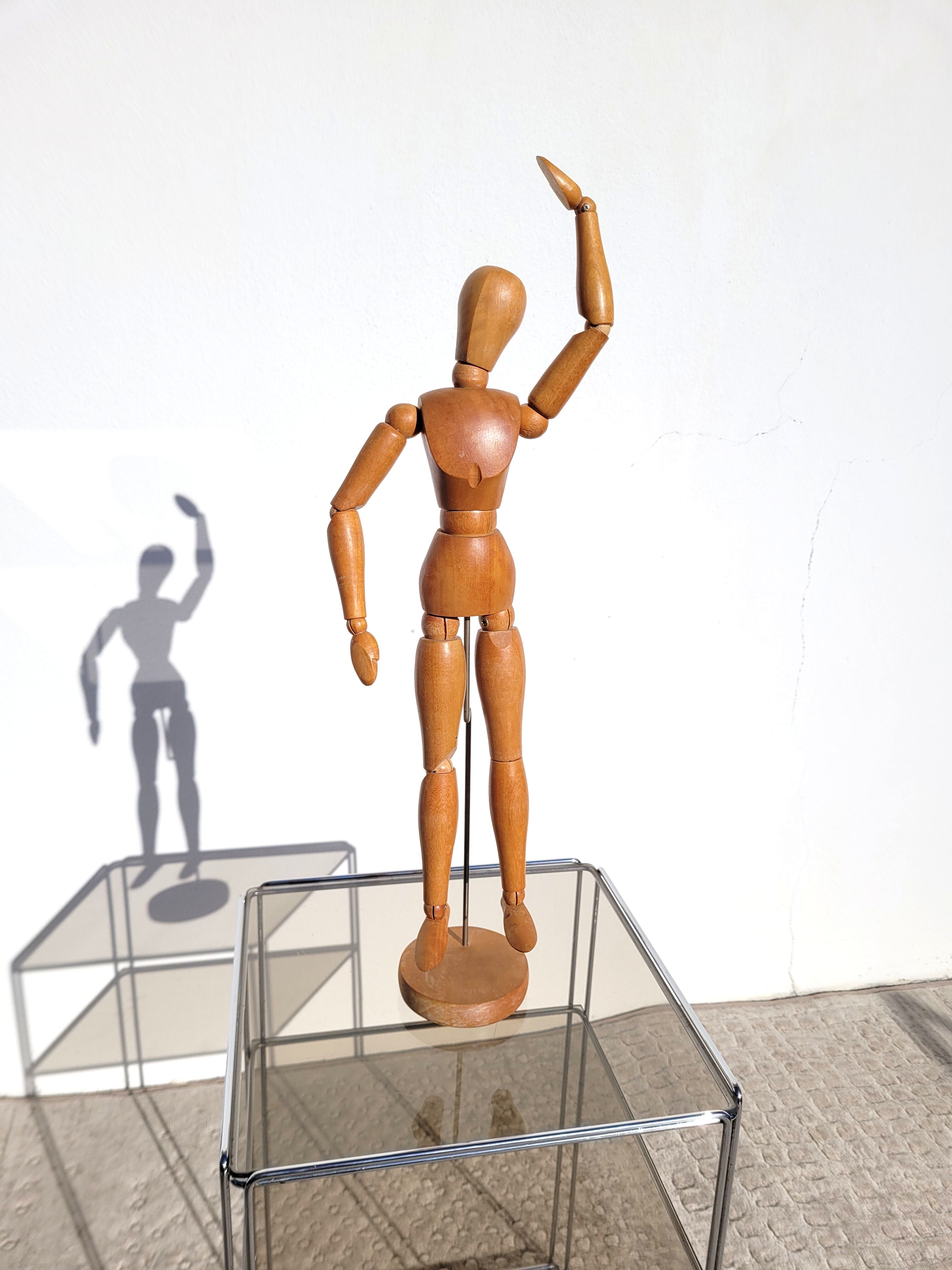 Mannequin bois articulé 50cm