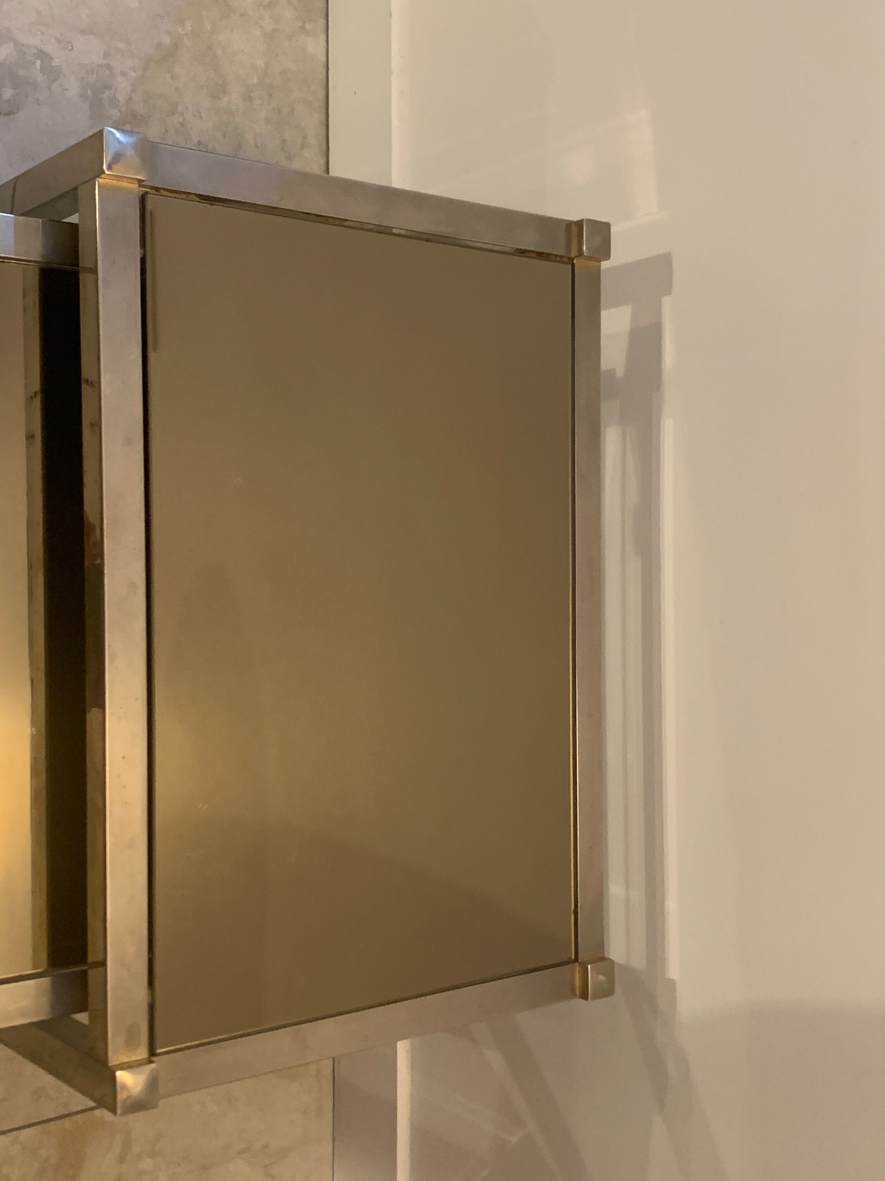 Brass nesting coffee tables