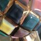Vase italien couleur arlequin