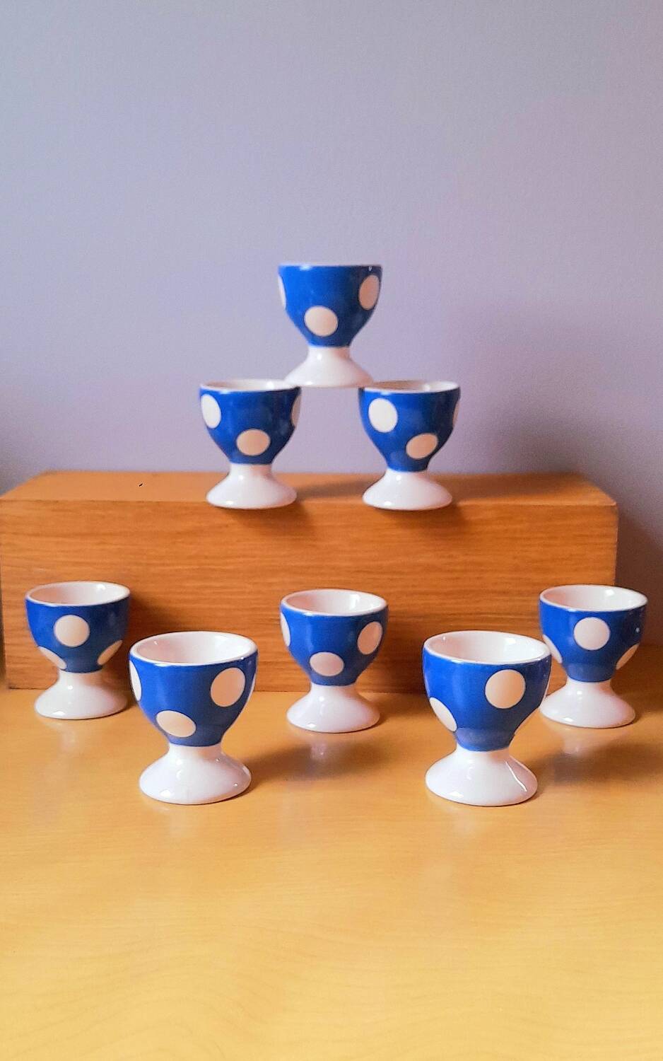 Vintage ceramic egg cups