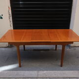 Nathan furniture dining table in 60s teak with butterfly extension