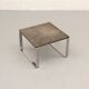 Slate & Chrome coffee table by Draenert 1970s