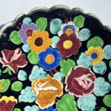 Ceramic dish azure deer Monaco 1960