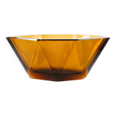 Jardinière Art Déco, cristal, Moser, Tchécoslovaquie, années 1930