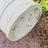Pair of large fiber cement planters