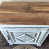 Confiturier en chêne et noyer