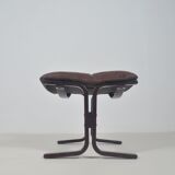 Norwegian lounge chair with ottoman designed by Ingmar Relling, 1960s