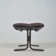 Norwegian lounge chair with ottoman designed by Ingmar Relling, 1960s