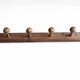 Wall-mounted coat rack with 6 hooks