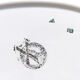 Oval dish "Moulin des Wolves", 1960