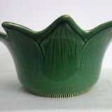 Ceramic hollow dish, sunflower model, vintage Appolia brand