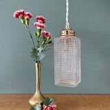 Vintage glass globe table lamp or portable lamp