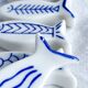 6 Portes couteaux en porcelaine