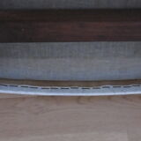 Chair in white leatherette of 60-70 years