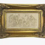Marble bas-relief, Barbedienne Fondeur, Paris 1859