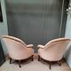 Paire de fauteuils crapauds