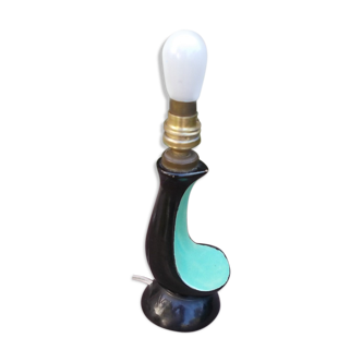 50' year black and green lamp