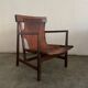 Fauteuil en cuir espagnol rationaliste