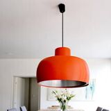 Large orange pendant light for dining room
