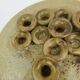 Large rudi stahl candle holder for 13 candles 1970s west german studio pottery