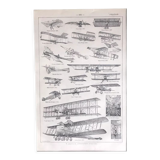 Planche originale avions