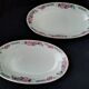Set of 2 antique Art Deco porcelain raviers