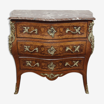 Commode d'époque Napoléon III en marqueterie