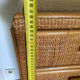 Vintage rattan chest of drawers with 6 drawers