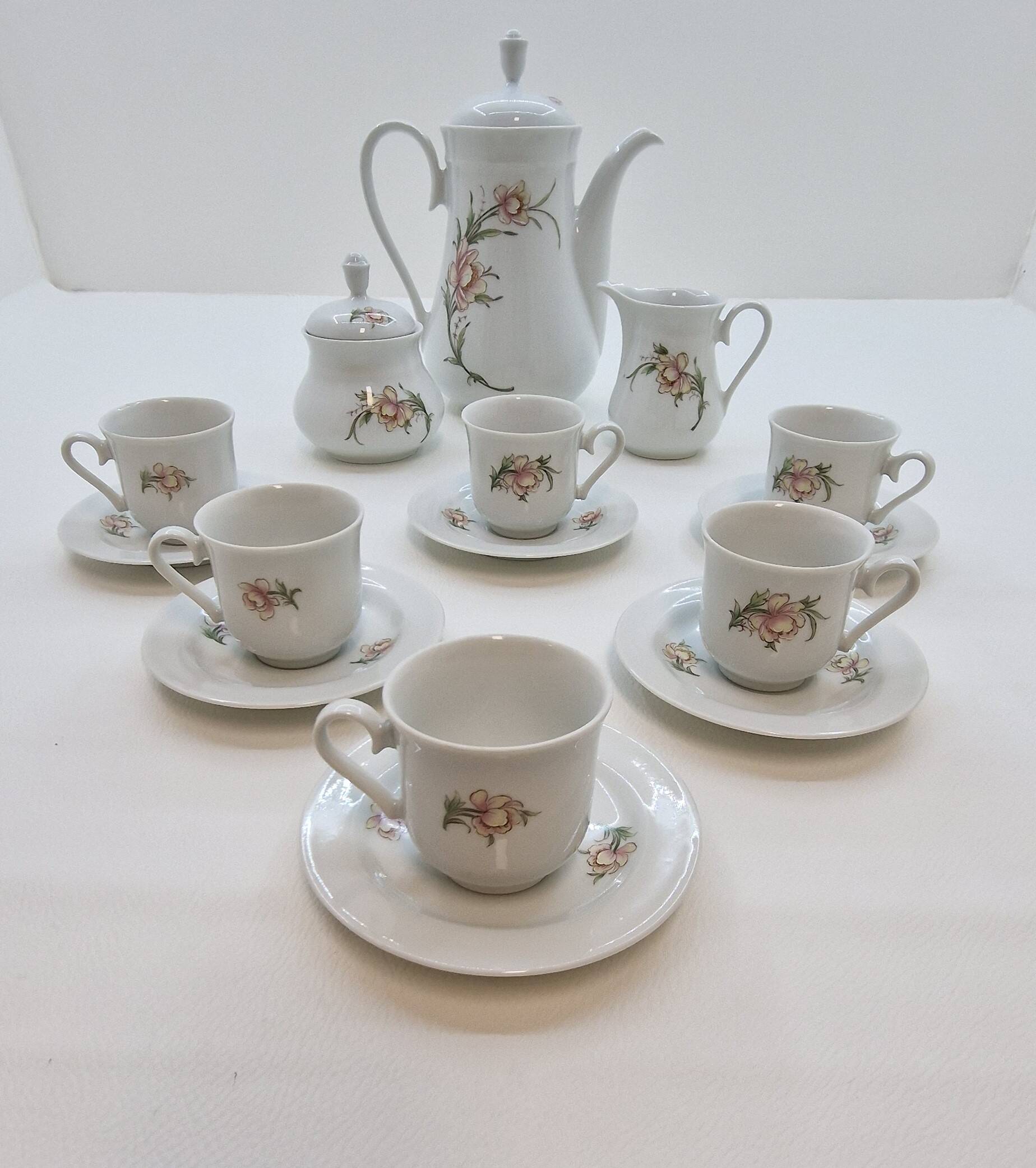 Johann Seltmann Vohenstrauss Bavaria 50/60 porcelain coffee service