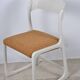 Chaise traineau Bauman blanche
