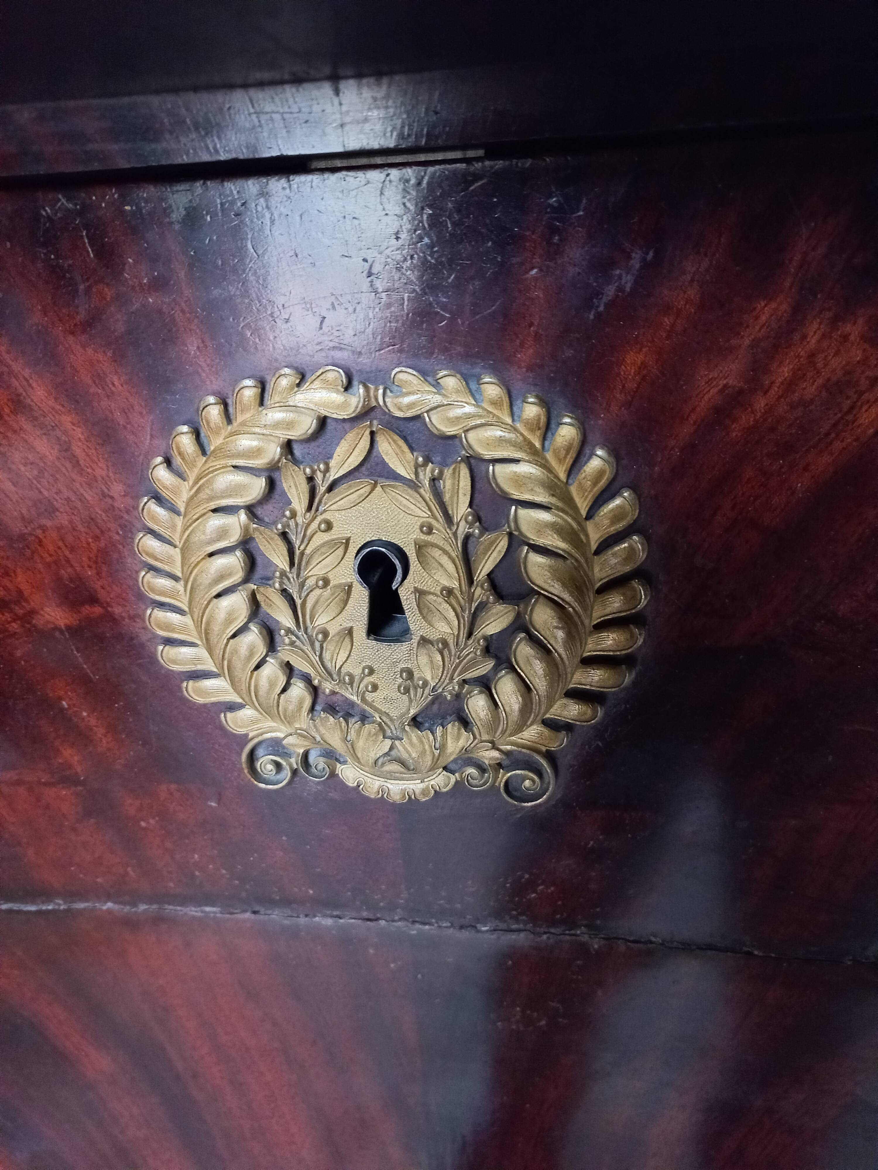 Empire Period Corinthian Bronze Secretary