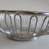 Silver metal basket