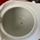 Large white porcelain teapot XIX