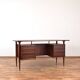 Mid-Century Polish Double-Sided Desk from Poznańskie Fabryki Mebli, 1960s.