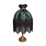 Lampe style victorien à franges
