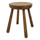 Vintage solid pine stool