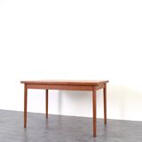 Mid-Century Danish Teak Extendable Dining Table, 1960s.