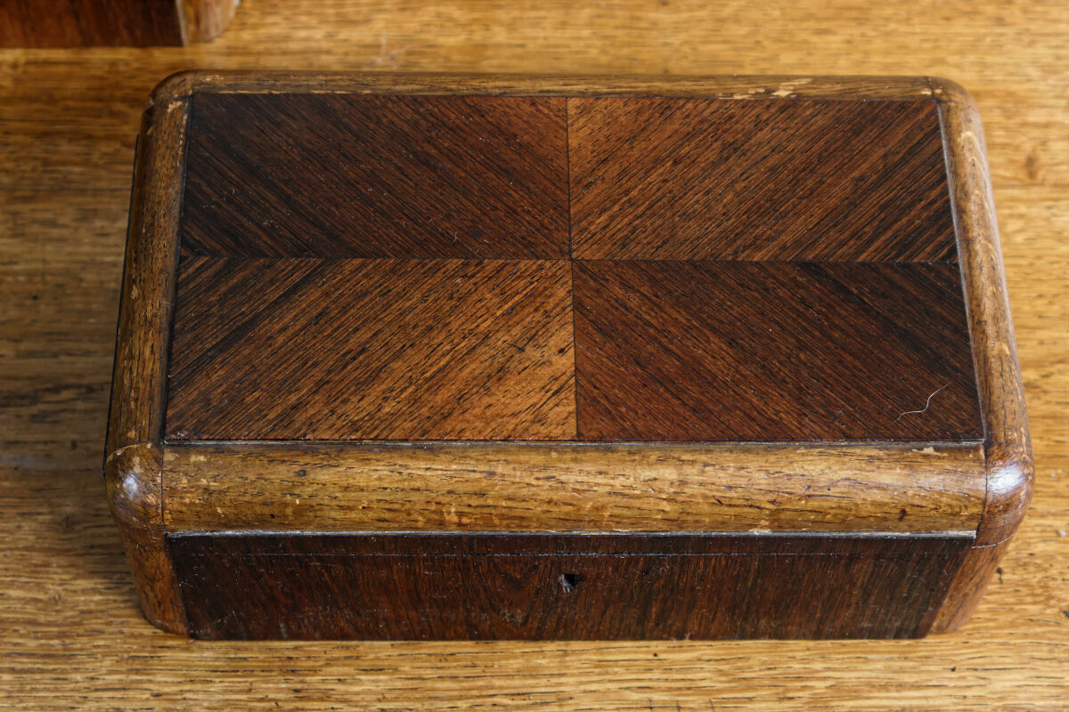 Pair of art deco boxes