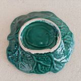 Ceramic pocket tray in the shape of cabbage leaf