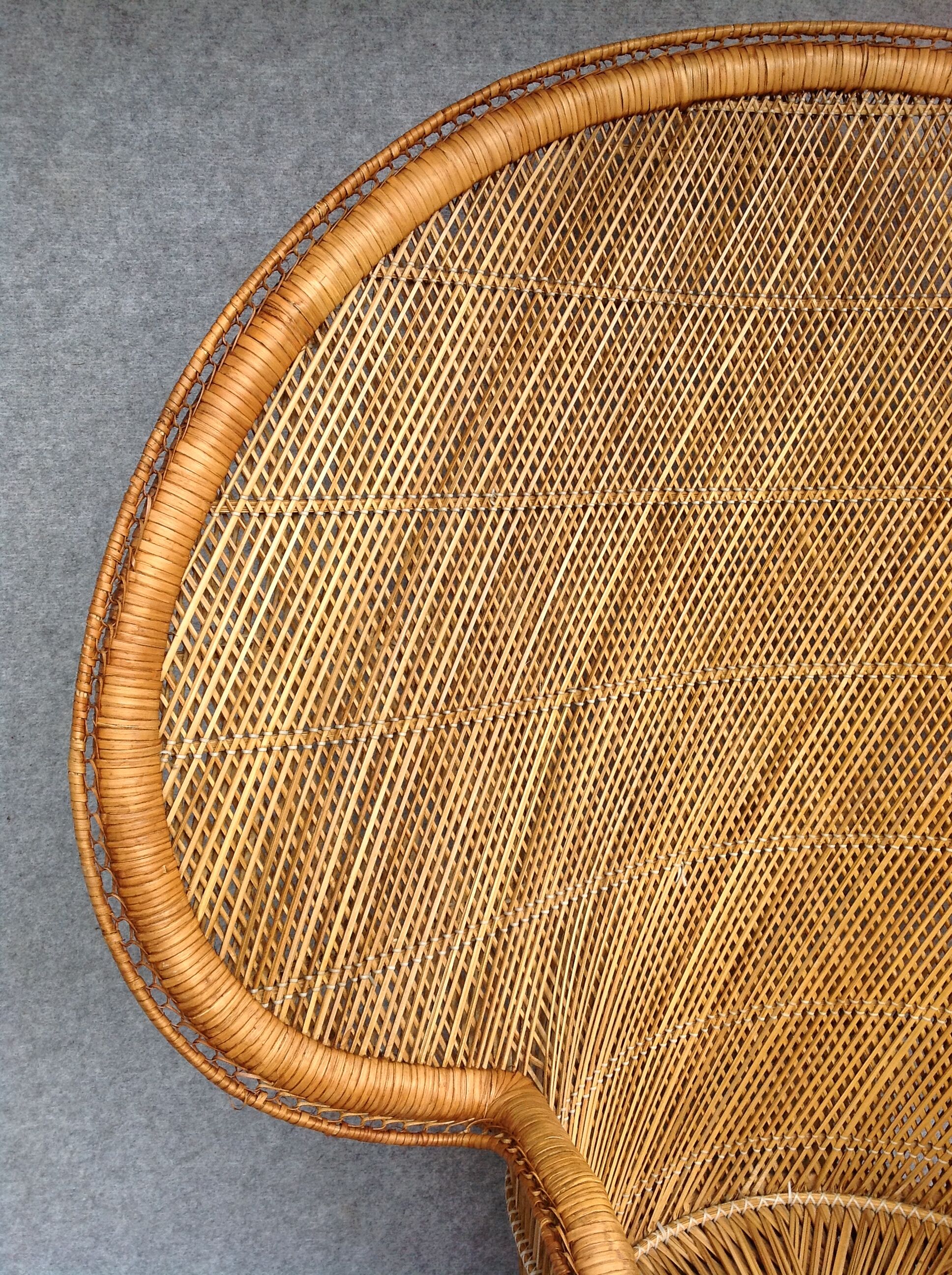Fauteuil Emmanuelle xxl en rotin