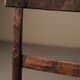 Auvergnat armchair in wood and straw, folk art, 19th century