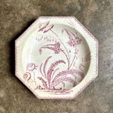 Shallow dish in Clairefontaine ironstone, "Indiana" service.