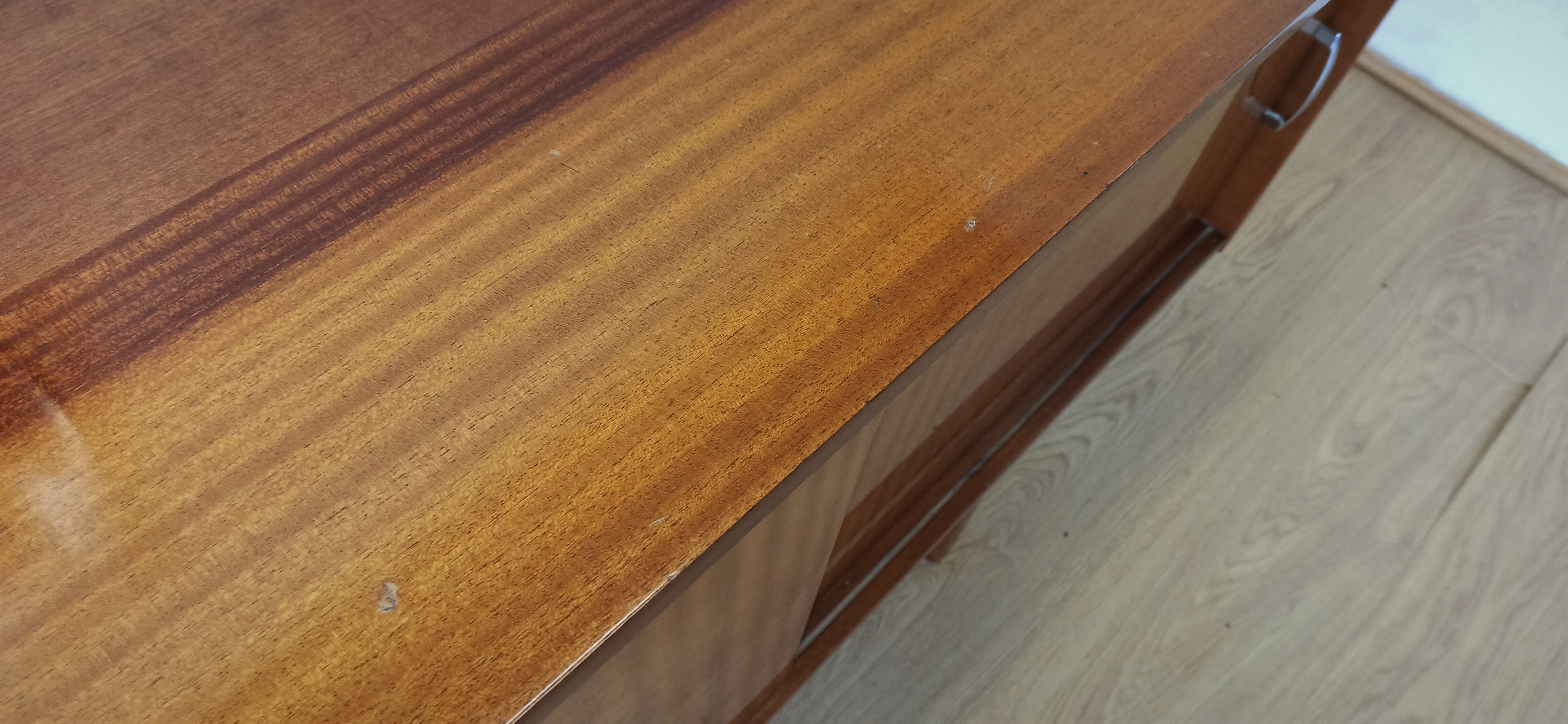 Modernist long sideboard of the 1970s.