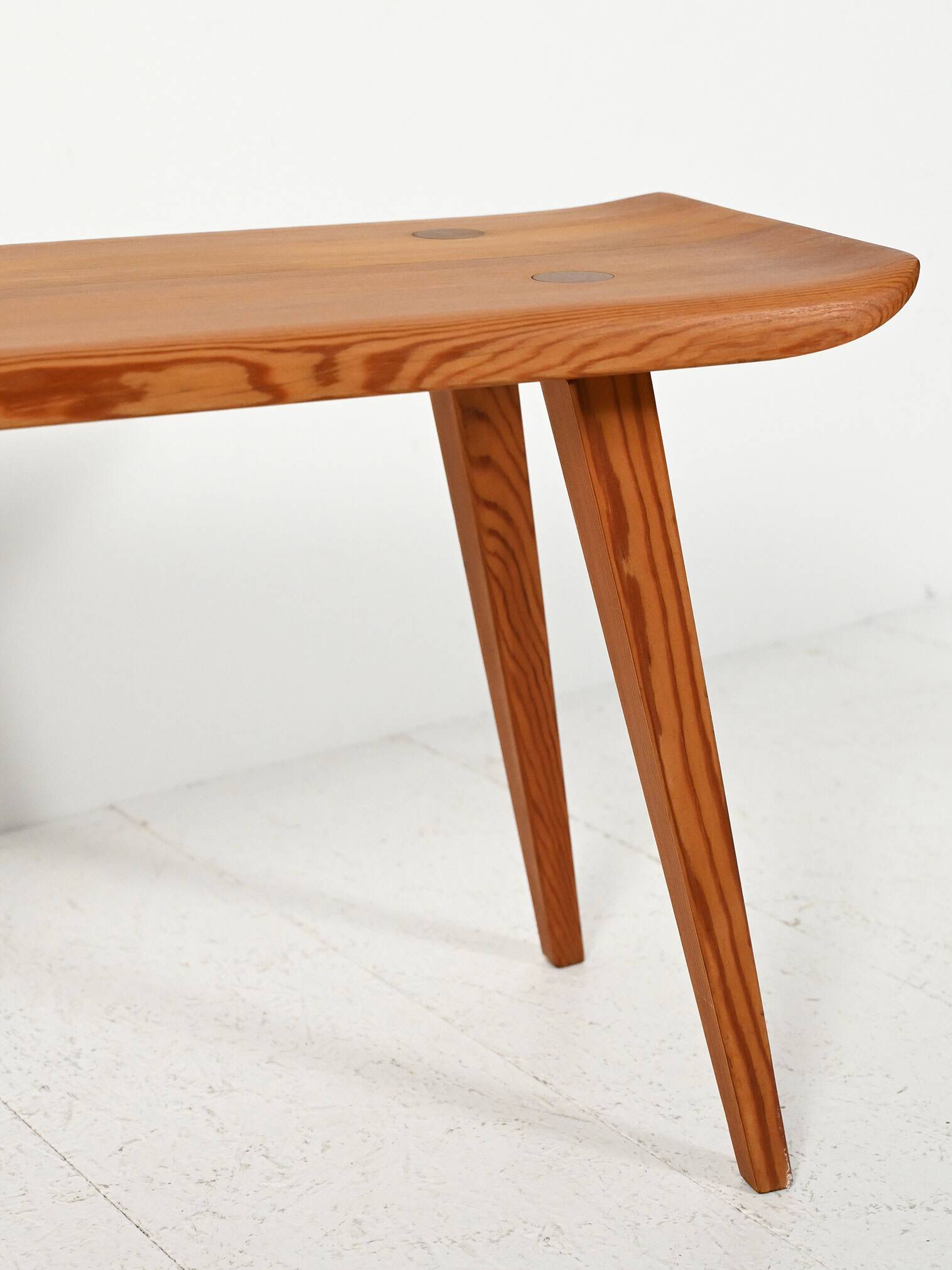 "Visingsö" Pine bench by Carl Malmsten