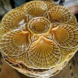 12 ancient shell plates in sarreguemines