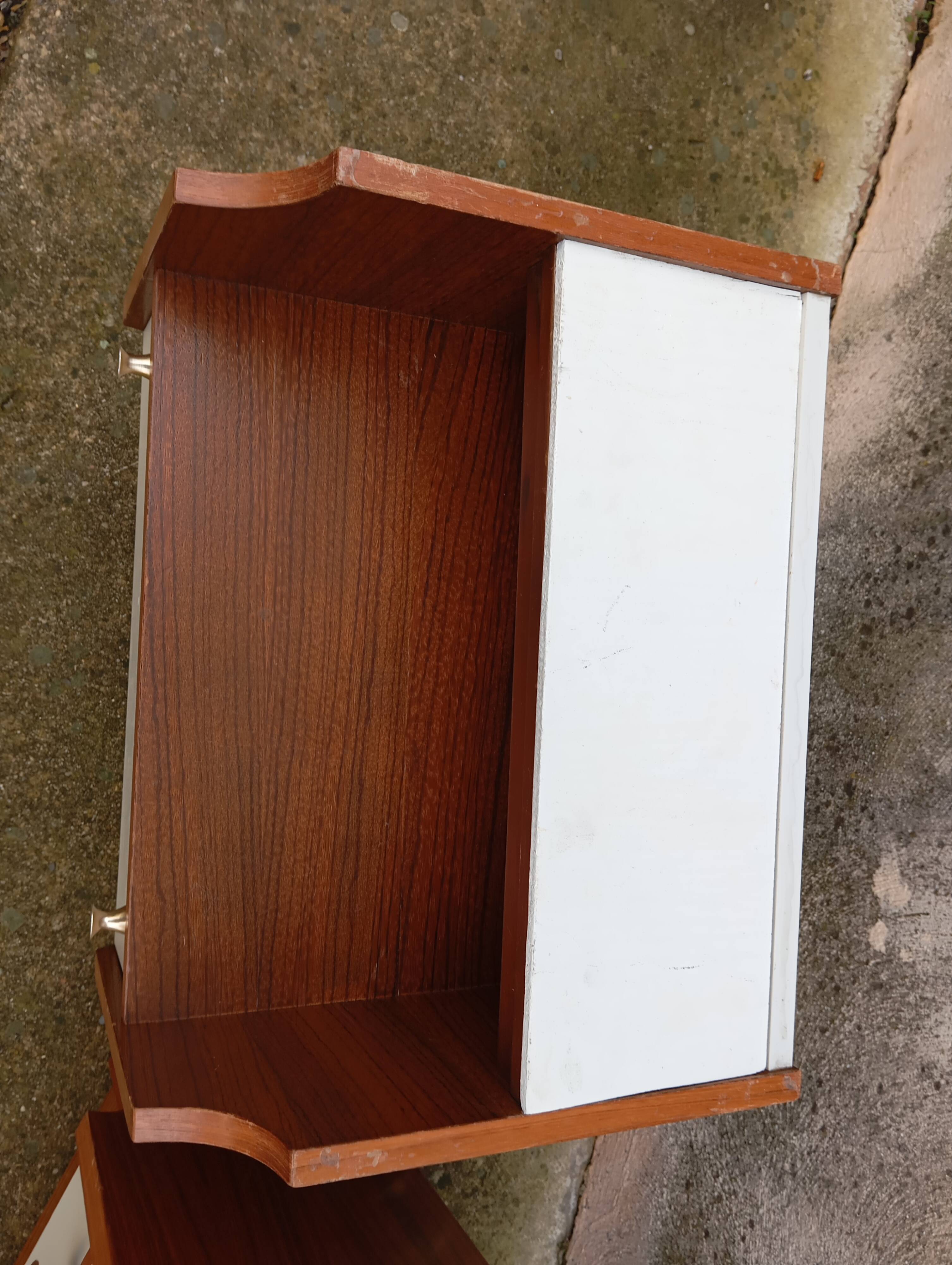 Pair of vintage bedside tables