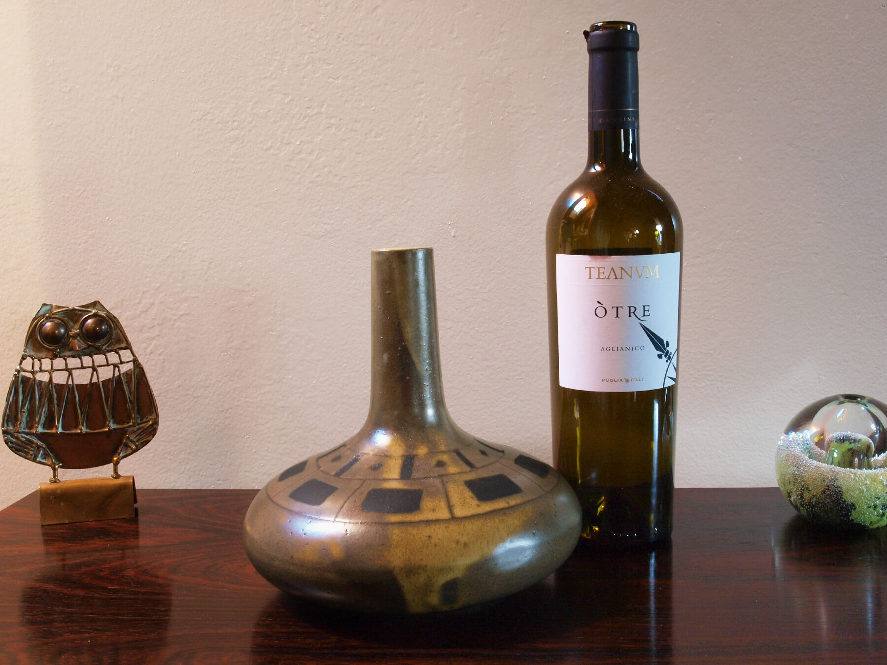 Ceramic vase, pottery of the Kings of Mallorca, Perpignan